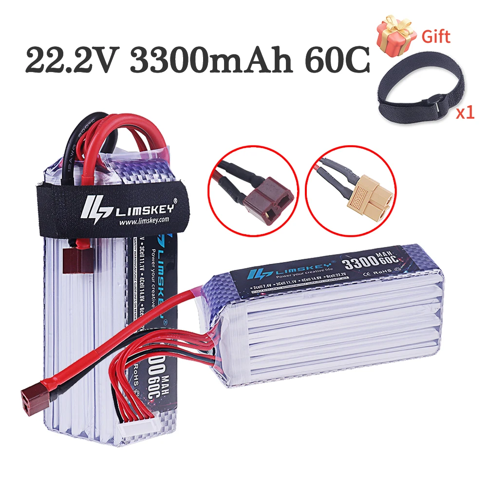 22.2V 3300mah 60C Rechargeable battery For RC Car Boats Drones Airplane Helicopters Toys, Upgrade 3300mah 6s 22.2v Lipo Battery
22.2V 3300mah 60C Rechargeable battery For RC Car Boats Drones Airplane Helicopters Toys, Upgrade 3300mah 6s 22.2v Lipo Battery