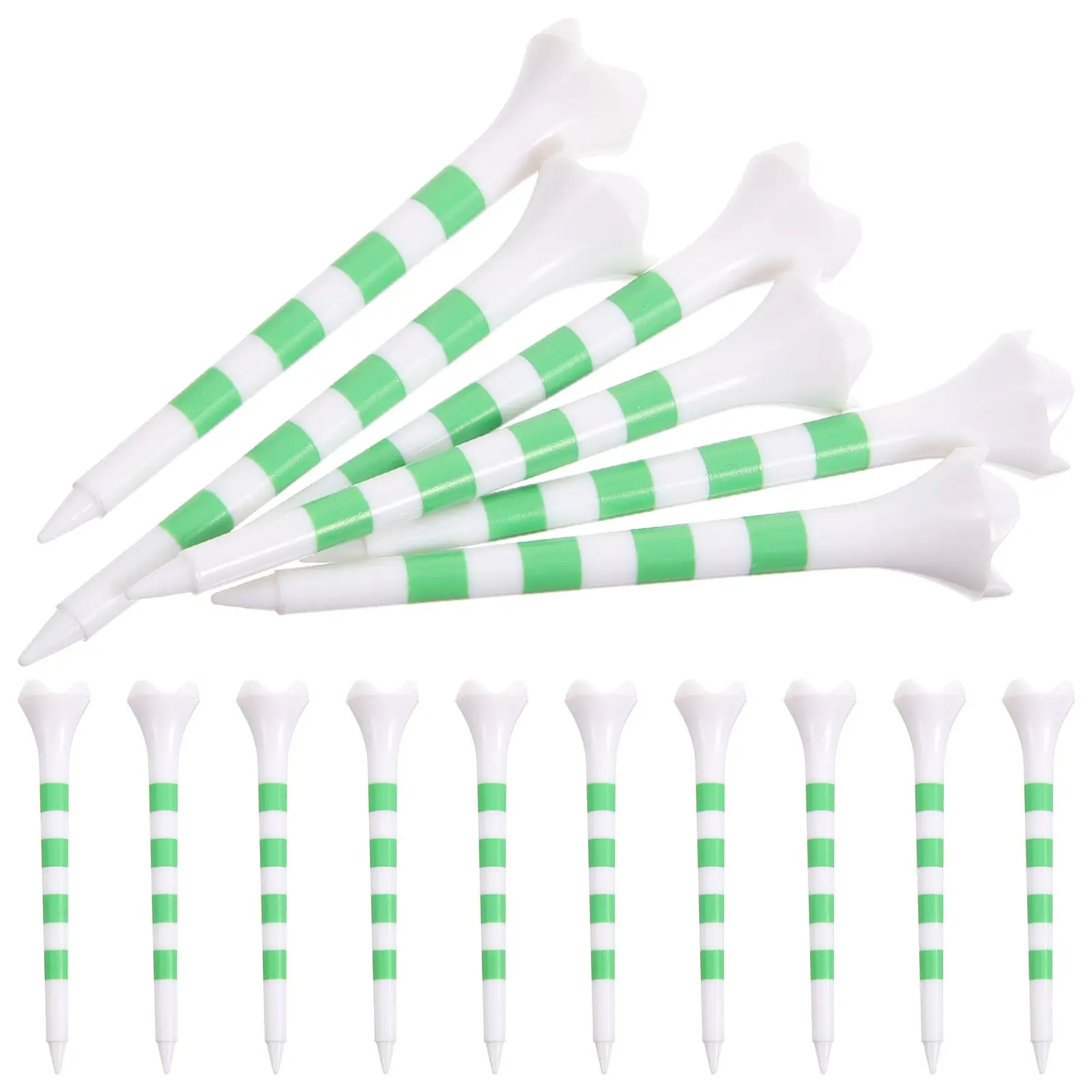 20 Pcs Golf Tee Multifunctional Accessories Ball Holder Unbreakable Plastic Colored Tees
20 Pcs Golf Tee Multifunctional Accessories Ball Holder Unbreakable Plastic Colored Tees
