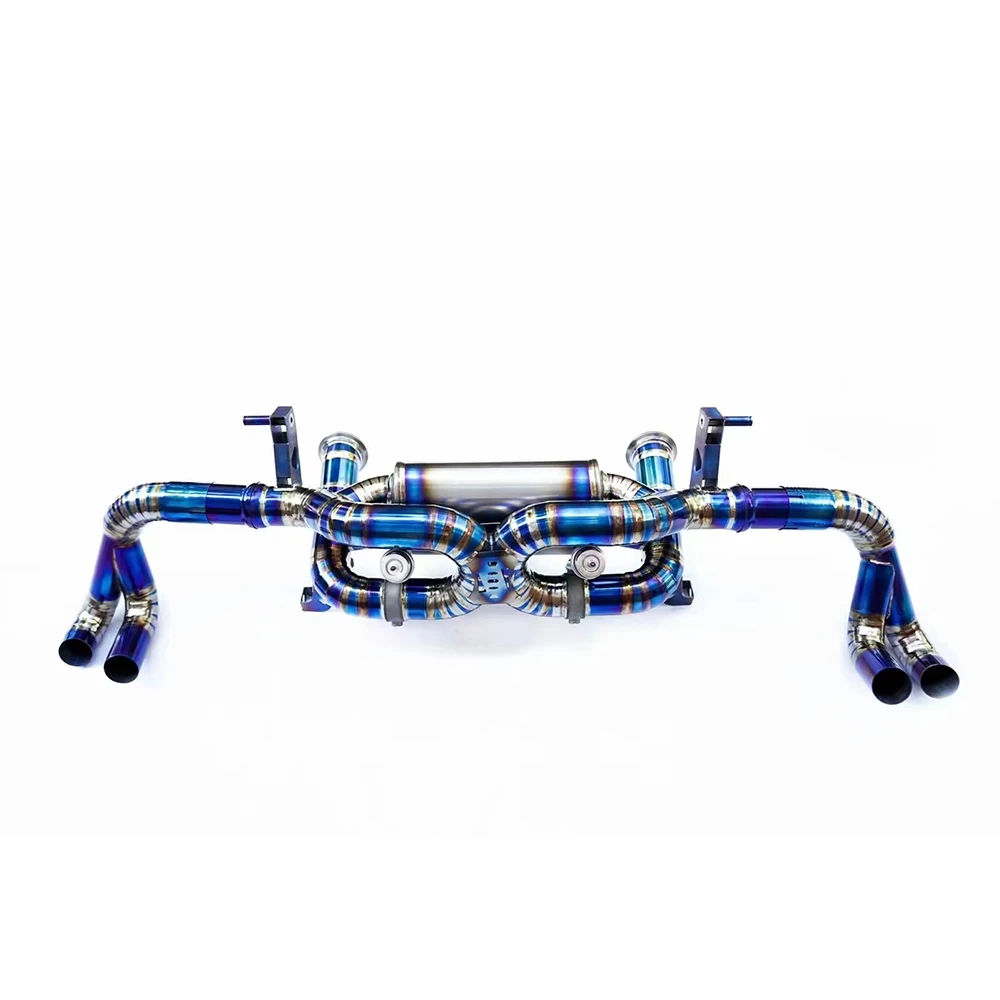 Titanium cat-back exhaust system for Lamborghini Huracan 5.2 LP580/LP610 2014-2023 with valve performance exhaust pipe
Titanium cat-back exhaust system for Lamborghini Huracan 5.2 LP580/LP610 2014-2023 with valve performance exhaust pipe