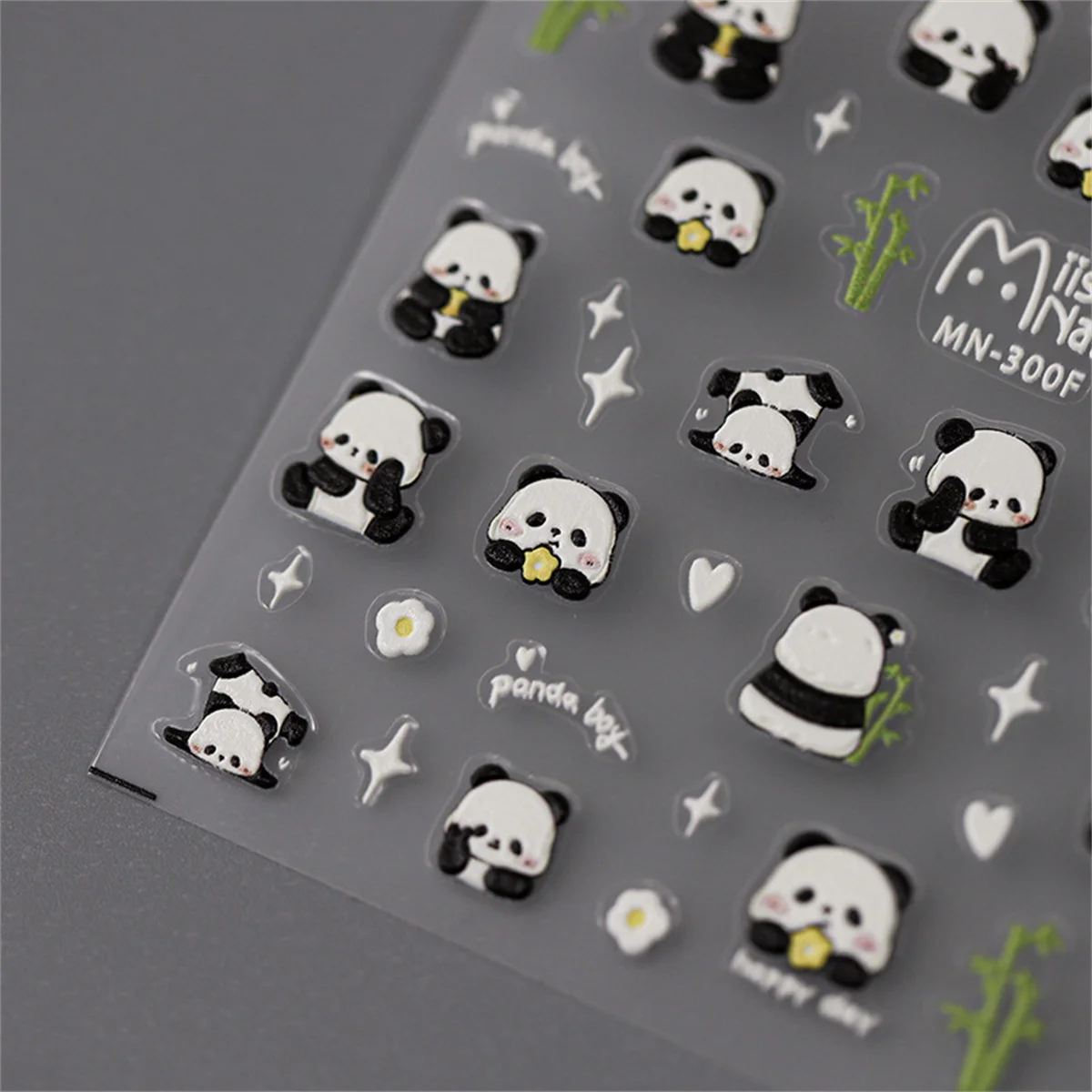 1pcs 5D Soft Embossed Lovely Cartoon Panda Green Bamboo Nail Art Stickers Reliefs Self Adhesive Cute Manicure Decals Decorations
1pcs 5D Soft Embossed Lovely Cartoon Panda Green Bamboo Nail Art Stickers Reliefs Self Adhesive Cute Manicure Decals Decorations