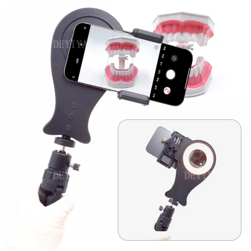 Dental Fill Light Hold Mobilephone to Take Photo Photography Tool OralColor Matching Large Aperture Ring
Dental Fill Light Hold Mobilephone to Take Photo Photography Tool OralColor Matching Large Aperture Ring