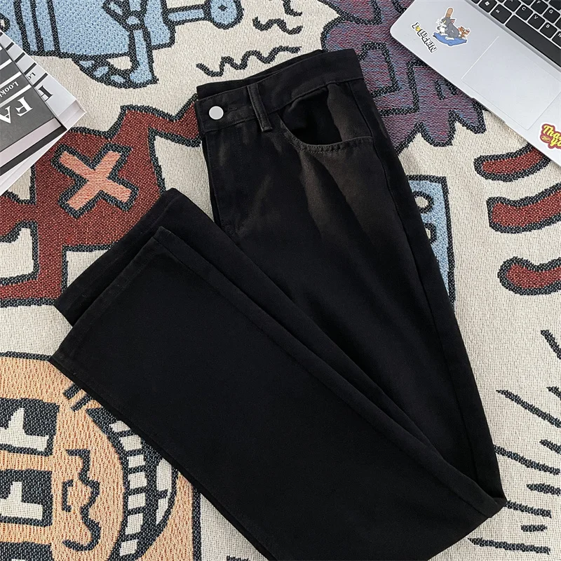 Bla Loose Straight Leg Jeans Men's Casual High Street Faion Brand Youth ular Autumn Long Pants Wide Leg Micro Flared
Bla Loose Straight Leg Jeans Men's Casual High Street Faion Brand Youth ular Autumn Long Pants Wide Leg Micro Flared