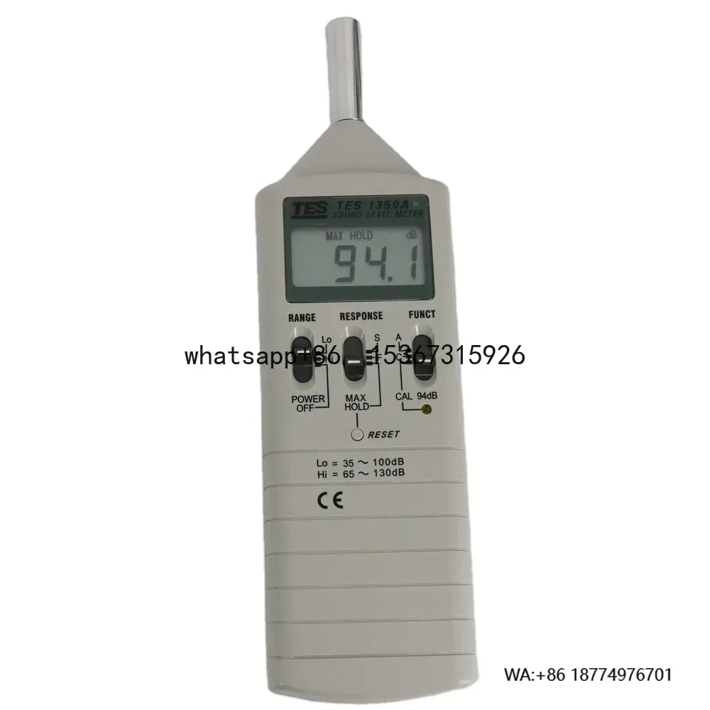 Digital Sound Level Meter TES-1350A Sound Analyzer Frequency Range 31.5Hz to 8KHz
Digital Sound Level Meter TES-1350A Sound Analyzer Frequency Range 31.5Hz to 8KHz