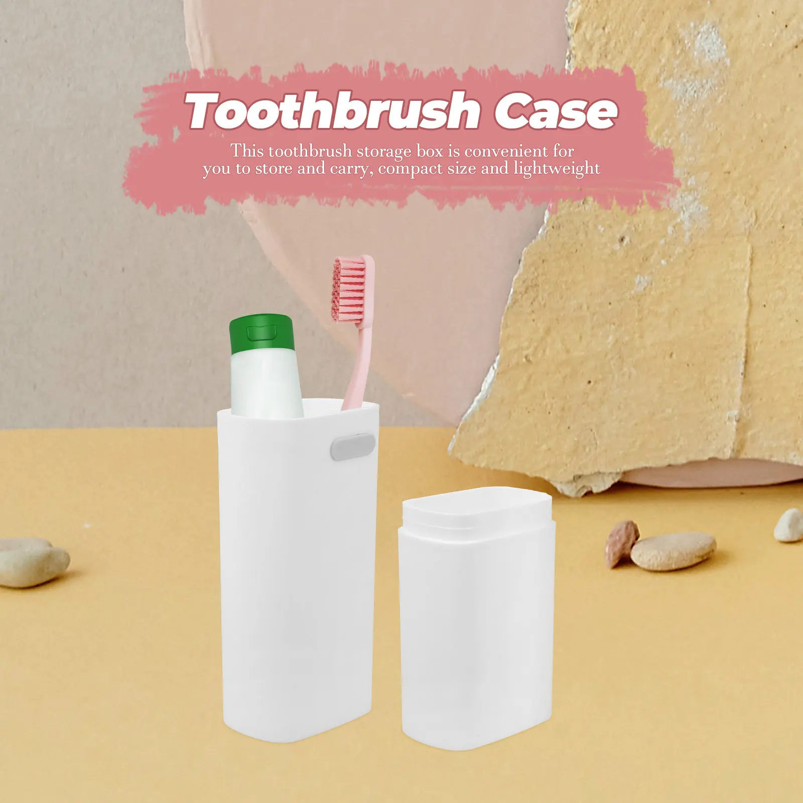Travel Toothbrush Container Compact Toothbrush Storage Case for Manual Brush and Toothpaste Portable Holder Cup Resistant to
Travel Toothbrush Container Compact Toothbrush Storage Case for Manual Brush and Toothpaste Portable Holder Cup Resistant to