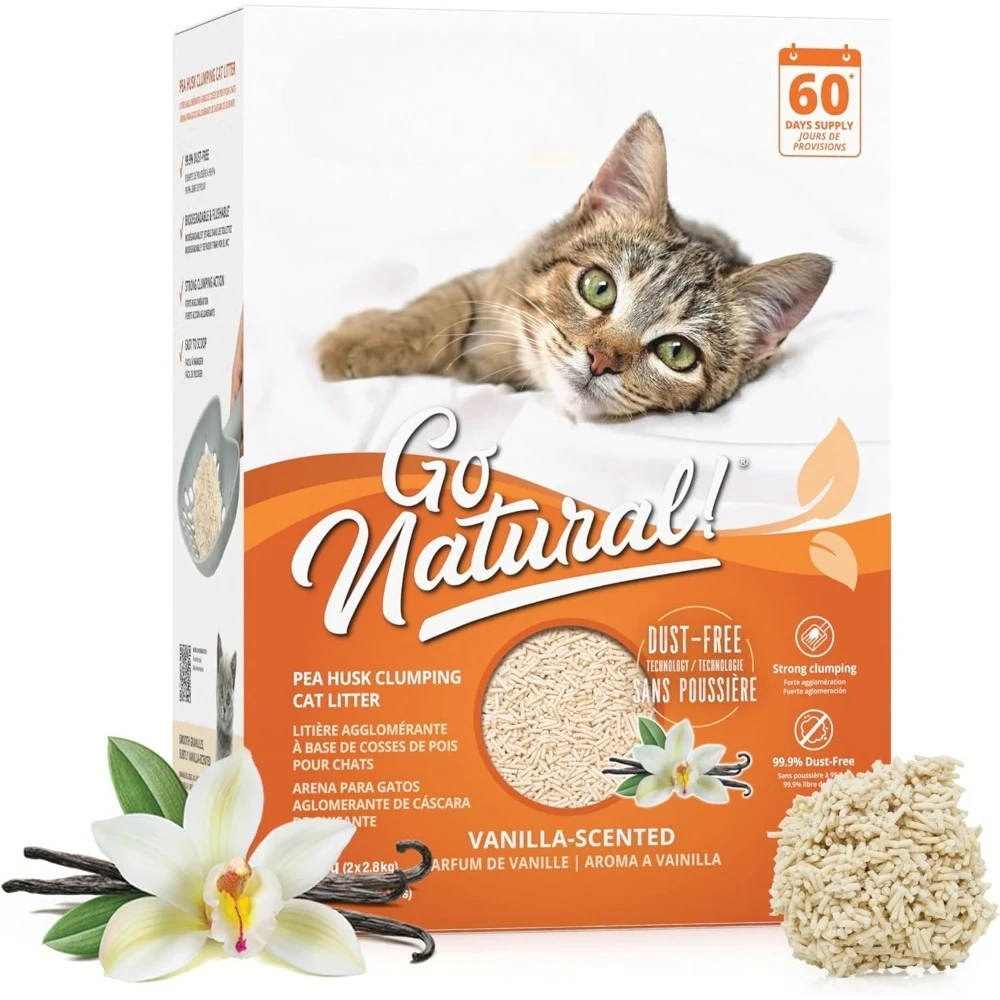 Natural Pea Husk Clumping Cat Litter 12.3 lb
Natural Pea Husk Clumping Cat Litter 12.3 lb