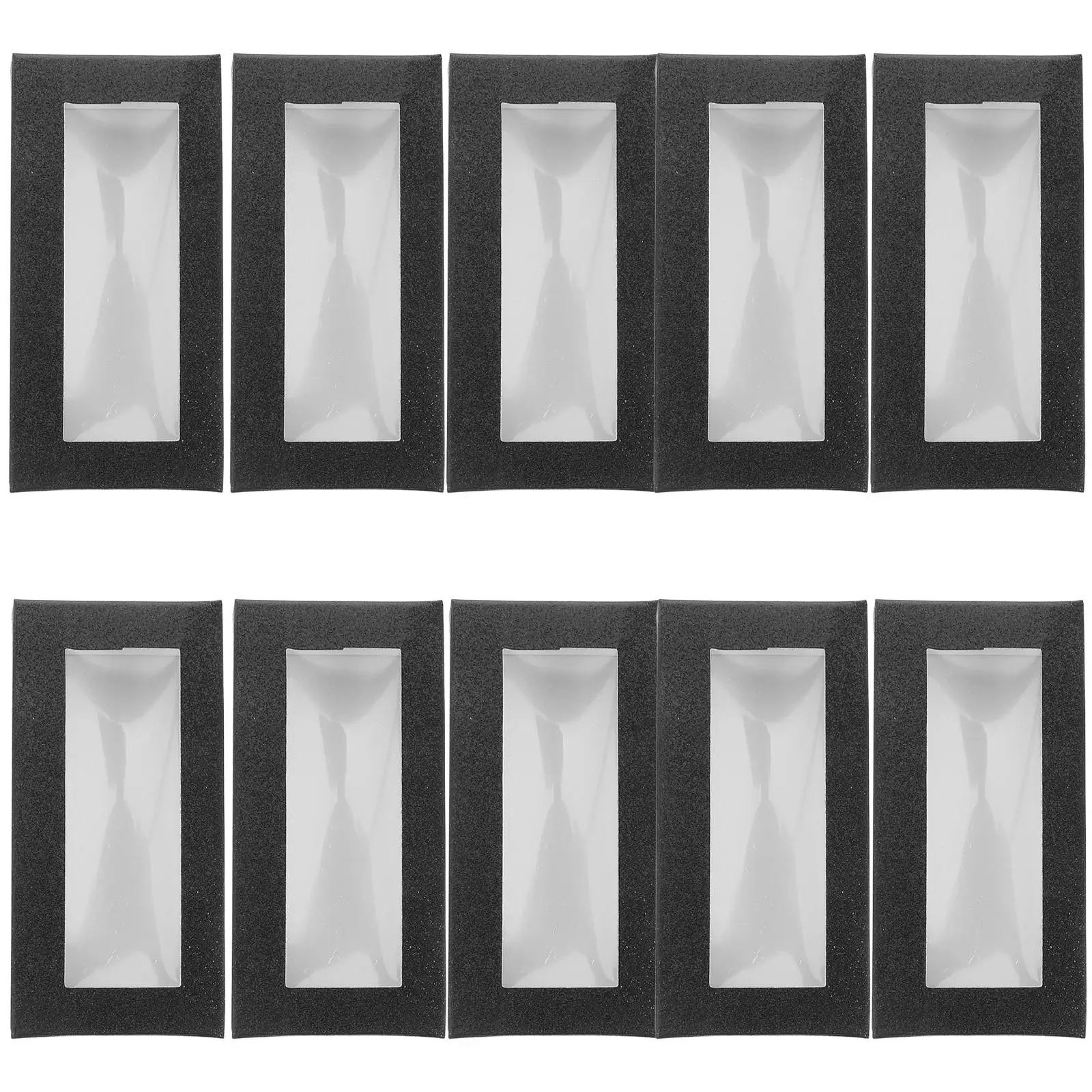 10 Pcs False Eyelash Box Elegant Hollow Design Portable Travel Cardboard Case Without Tray Material For Daily Makeup
10 Pcs False Eyelash Box Elegant Hollow Design Portable Travel Cardboard Case Without Tray Material For Daily Makeup