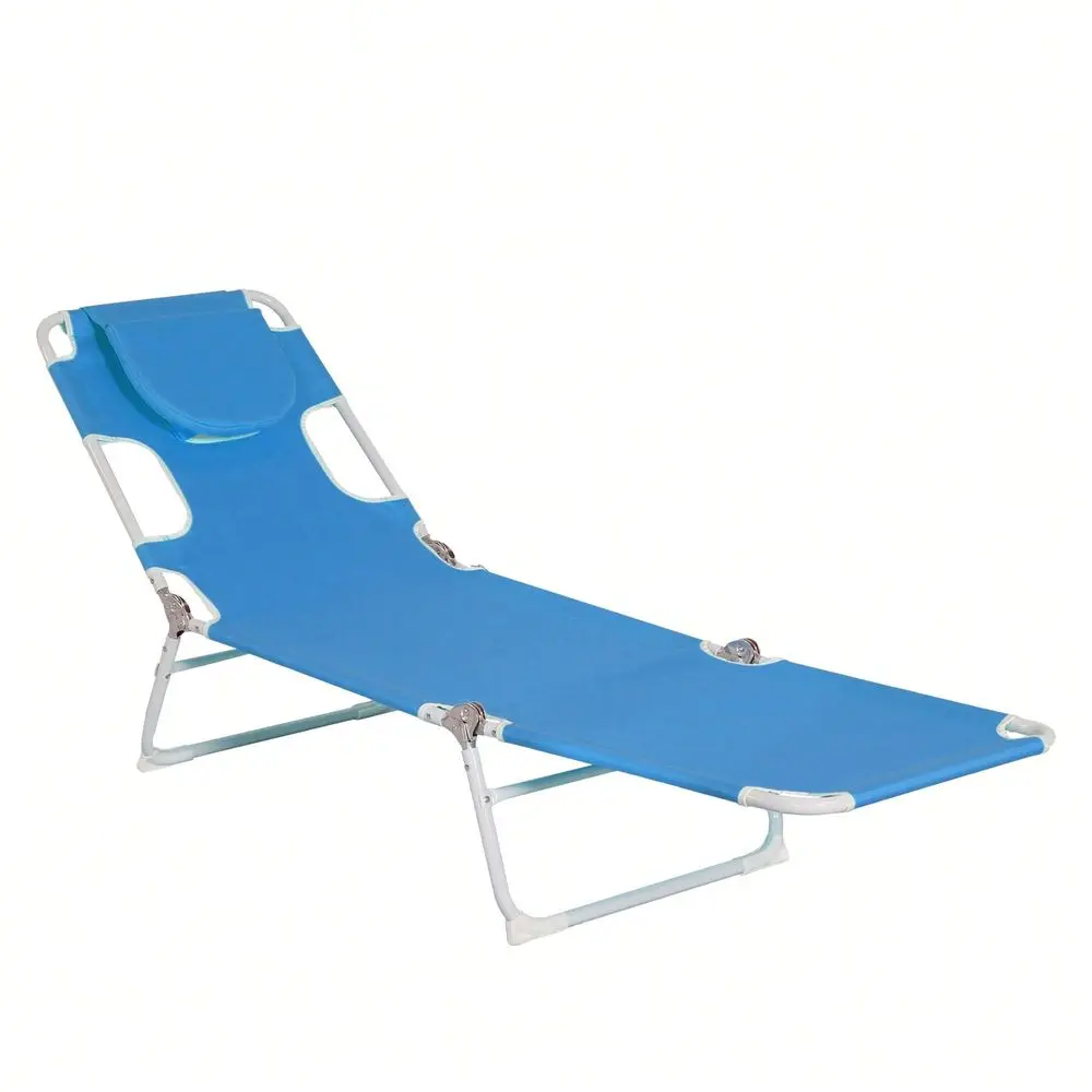 Position Adjustable Sun Tanning Chair, Foldable Camping Lounge Chair With Face Hole Armrests, HeavyDuty Steel Frame Breathable
Position Adjustable Sun Tanning Chair, Foldable Camping Lounge Chair With Face Hole Armrests, HeavyDuty Steel Frame Breathable