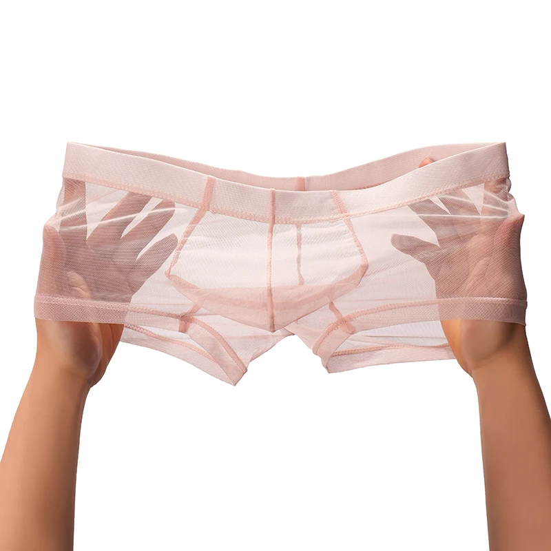 Translucent Sexy Men Underwear Boxers Ice Silk Thin Male Panties Hombre Low Waist Underpants
Translucent Sexy Men Underwear Boxers Ice Silk Thin Male Panties Hombre Low Waist Underpants