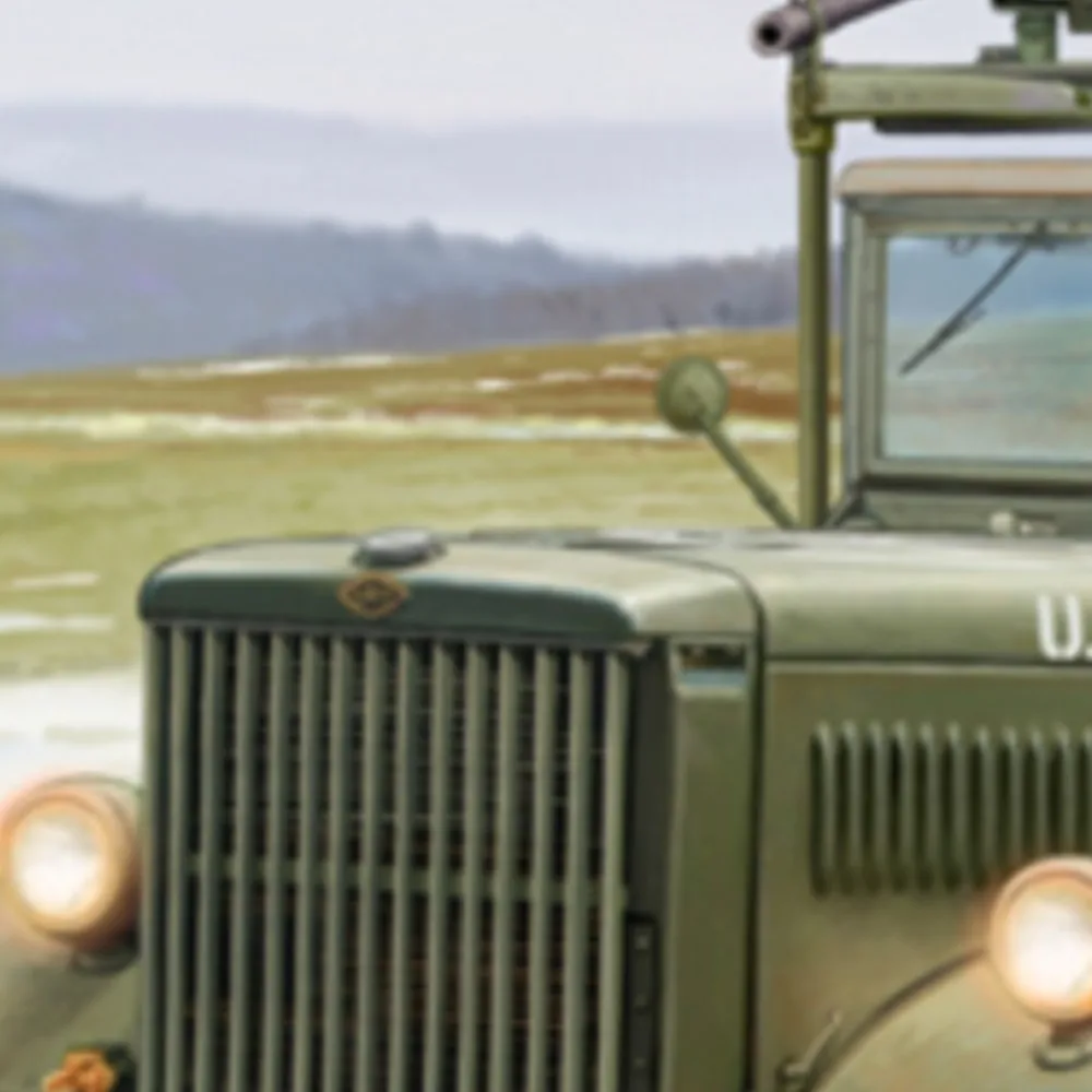 Trumpeter 63502 1/35 Scale US M19 Tank Transporter Tractor Soft Top Cab Model TH06152
Trumpeter 63502 1/35 Scale US M19 Tank Transporter Tractor Soft Top Cab Model TH06152