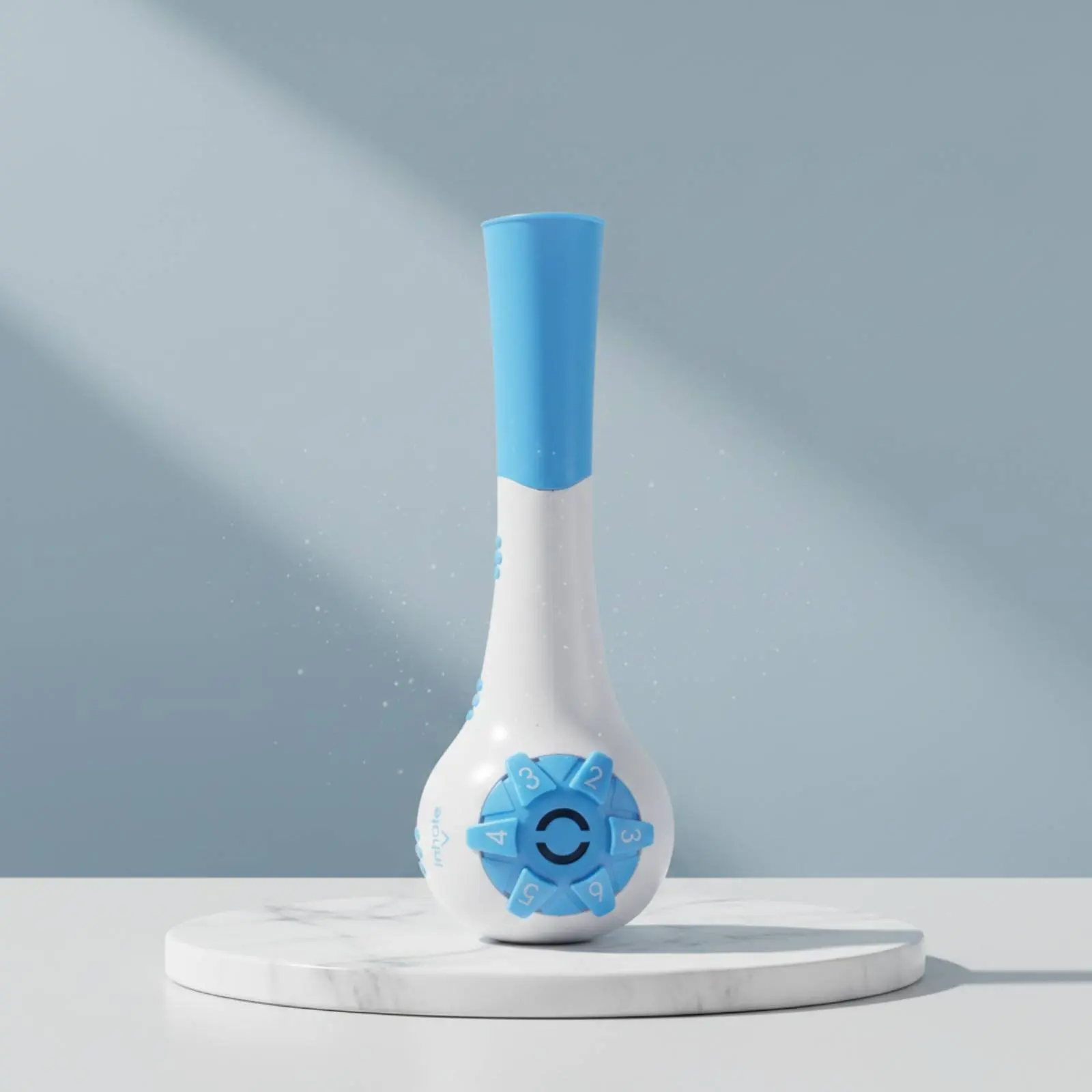 Lung Capacity Exerciser Detachable and Cleanable Portable Lung Capacity Exerciser Adjustable Strength Breathing Exerciser