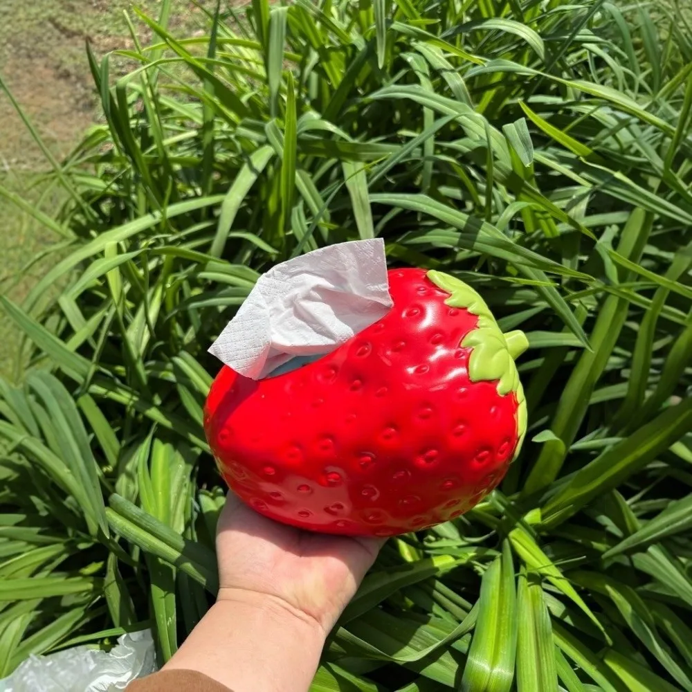 Decoration Cute Strawberry Tissue Box Plastics Universal Napkins Box Large Capacity Paper Towel Case Home Decoration
Decoration Cute Strawberry Tissue Box Plastics Universal Napkins Box Large Capacity Paper Towel Case Home Decoration