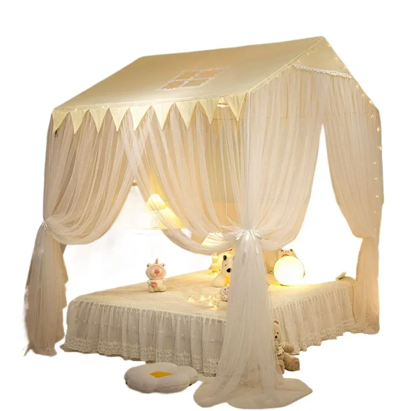 *Mosquito net bedroom household princess wind mantle yarn free installation floor bed curtain mosquito net
*Mosquito net bedroom household princess wind mantle yarn free installation floor bed curtain mosquito net