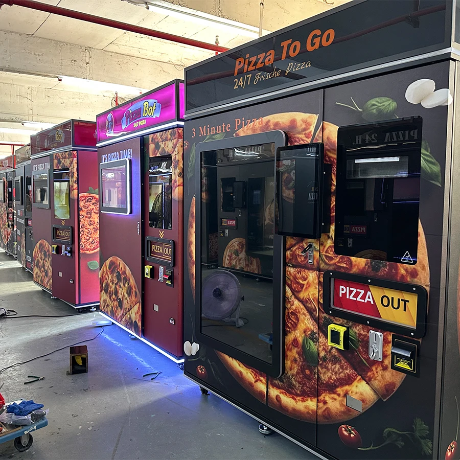 Customized Automat Touchscreen 55-inch Custom Design Outdoor Business Pizza Vending Machine 5G/Wi-Fi Self-Service Fast Food
Customized Automat Touchscreen 55-inch Custom Design Outdoor Business Pizza Vending Machine 5G/Wi-Fi Self-Service Fast Food