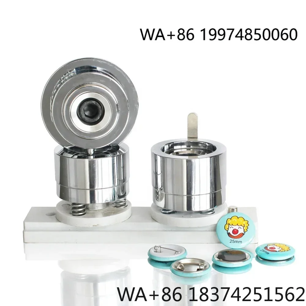 Diameter 25mm Interchangeable Button Badge Making Machine Mould for Button Maker Machine SDHP-1
Diameter 25mm Interchangeable Button Badge Making Machine Mould for Button Maker Machine SDHP-1