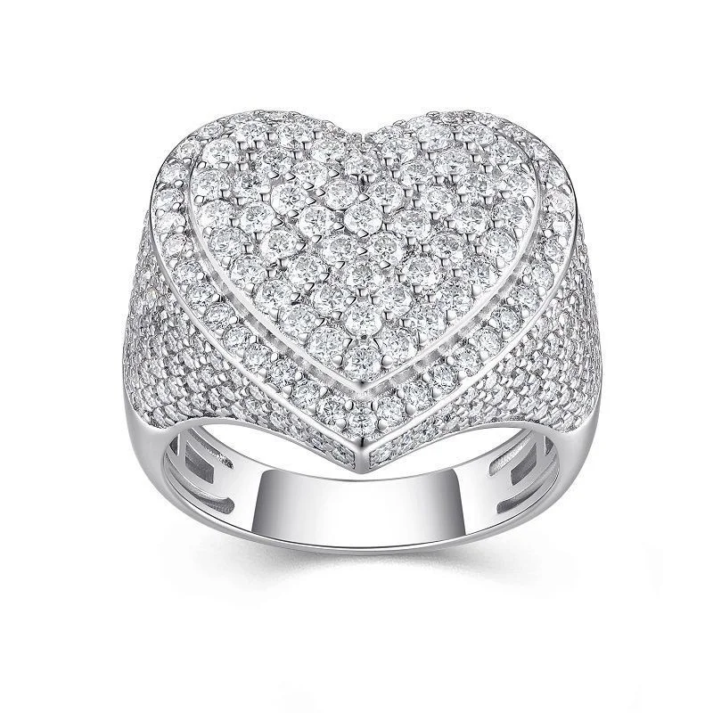 ZFSILVER s925 Silver Fashion Luxury Trendy Color D Moissanite Heart Ring For Men Charms Women Wedding Party Jewelry Gifts R15356
ZFSILVER s925 Silver Fashion Luxury Trendy Color D Moissanite Heart Ring For Men Charms Women Wedding Party Jewelry Gifts R15356