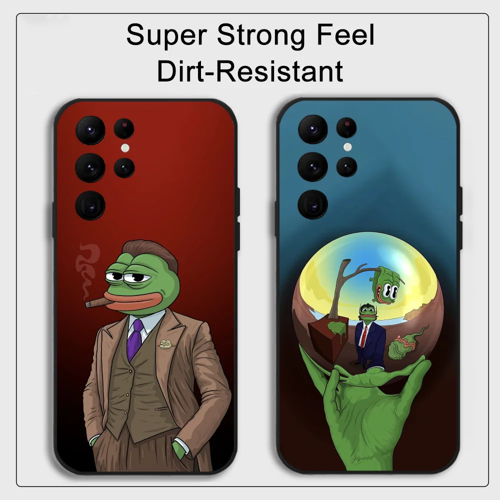 P-Pepe the F-Frog Phone Case for Samsung S series s20 s21 s22 s23 s24 FE Plus Ultra TPU Soft to Skin-friendly case
P-Pepe the F-Frog Phone Case for Samsung S series s20 s21 s22 s23 s24 FE Plus Ultra TPU Soft to Skin-friendly case