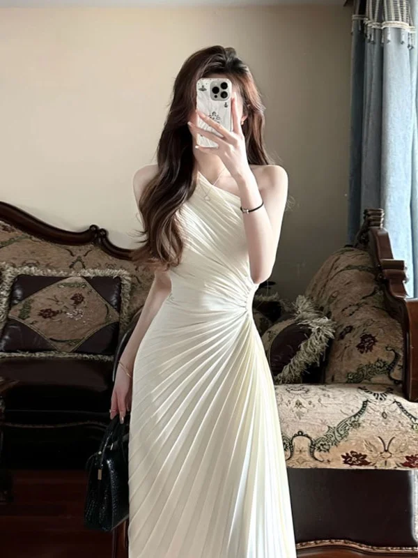 Pure Desire Sexy Hollow out Slim Fit Long Dress Shoulder Baring Summer Trend Dress mid Waist Polyester Fiber Non Fading
Pure Desire Sexy Hollow out Slim Fit Long Dress Shoulder Baring Summer Trend Dress mid Waist Polyester Fiber Non Fading
