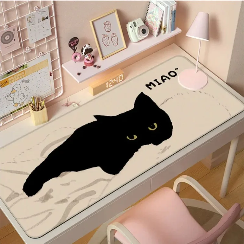 New Super Large 800*300*2mm Cute Black Cat Cartoon Large Keyboard Mouse Pad Girls Boys Laptop Desk Mat Gaming Mouse Pad
New Super Large 800*300*2mm Cute Black Cat Cartoon Large Keyboard Mouse Pad Girls Boys Laptop Desk Mat Gaming Mouse Pad