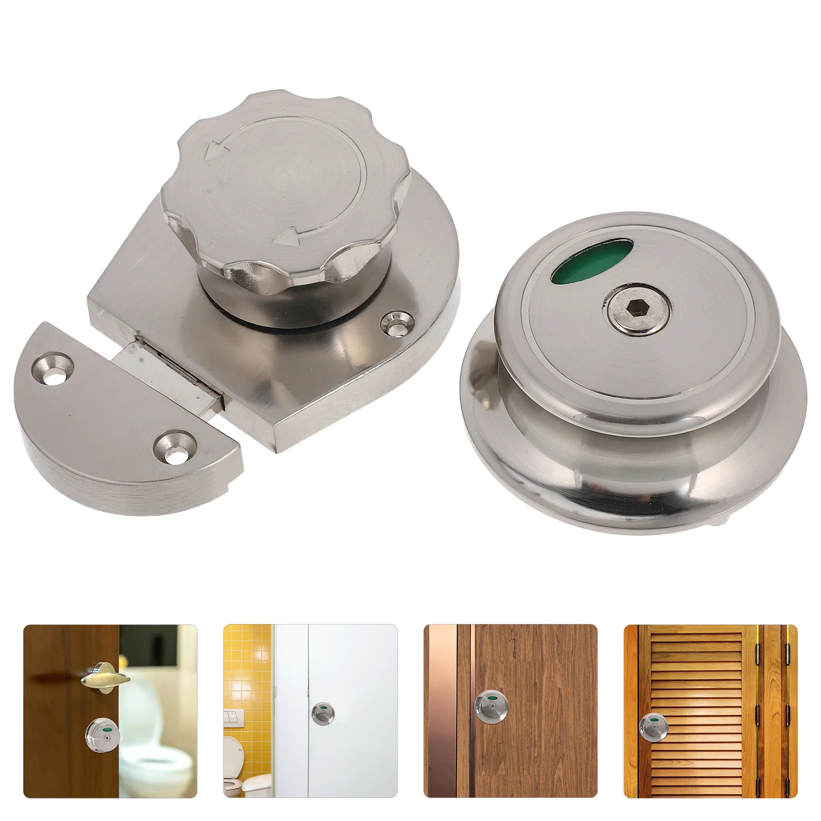 1Set Zinc Alloy Toilet Partition Hardware Public Restroom Door Lock Occupied Indicator Bolt Lock Easy Install Bathroom Door Bolt
1Set Zinc Alloy Toilet Partition Hardware Public Restroom Door Lock Occupied Indicator Bolt Lock Easy Install Bathroom Door Bolt