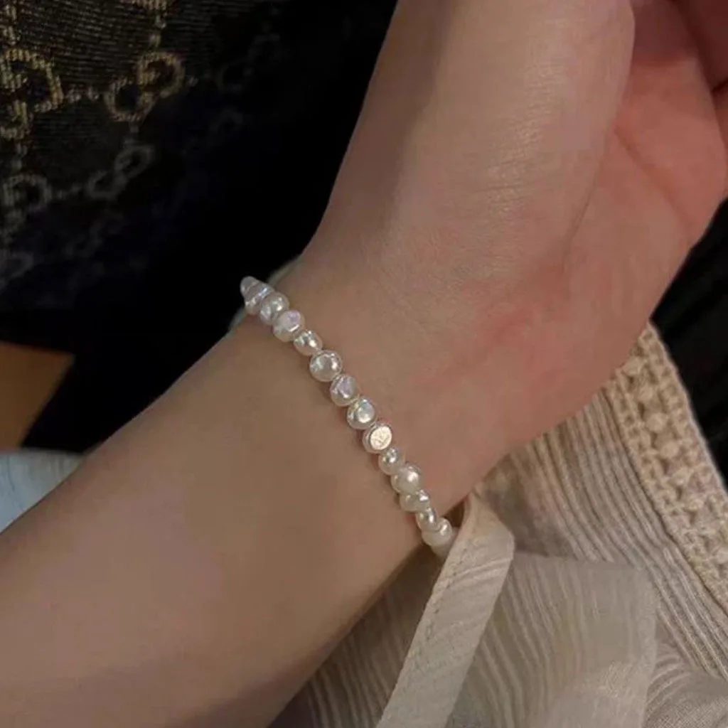 3-4mm Baroque Freshwater Pearl Bracelet for Women 14k Gold Plated 16cm 18cm Female Pearl Bracelet Fashion Jewelry
3-4mm Baroque Freshwater Pearl Bracelet for Women 14k Gold Plated 16cm 18cm Female Pearl Bracelet Fashion Jewelry