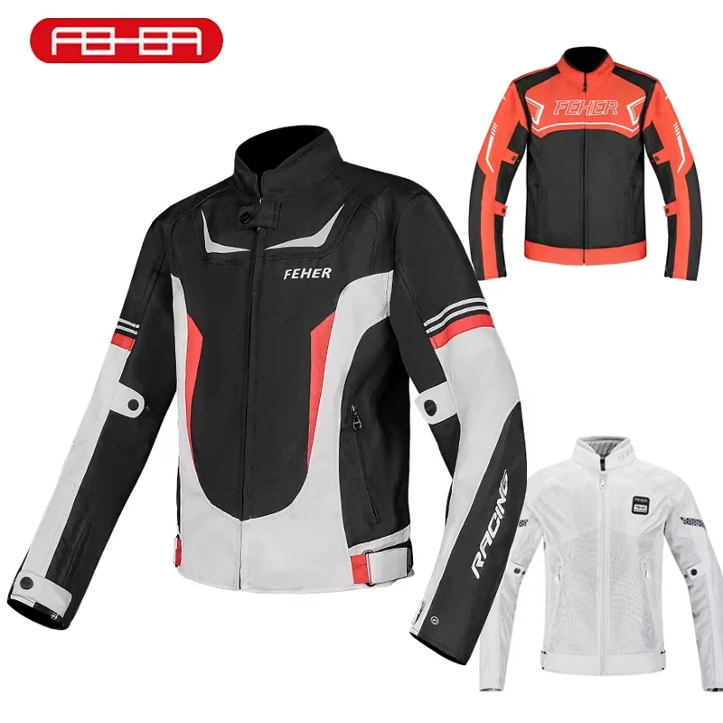 FEHER Motorcycle Jackets for Men Summer Night Reflective Design Waterproof Motorcycle Riding Same Quality As Yamaha Jackets
FEHER Motorcycle Jackets for Men Summer Night Reflective Design Waterproof Motorcycle Riding Same Quality As Yamaha Jackets