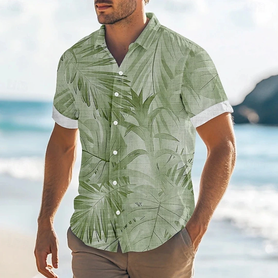Floral Men's Short Sleeve Shirt Summer Outdoor Beach Style Casual Everyday Clothing Tops Leaf Printed Pattern Large OverSize
Floral Men's Short Sleeve Shirt Summer Outdoor Beach Style Casual Everyday Clothing Tops Leaf Printed Pattern Large OverSize