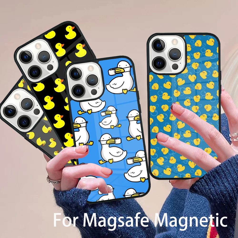Yellow Duck Phone Case Magesafe Magnetic Wireless Charge Cover For IPhone 16 11 12 13 14 15 Pro Max Plus Mini
Yellow Duck Phone Case Magesafe Magnetic Wireless Charge Cover For IPhone 16 11 12 13 14 15 Pro Max Plus Mini