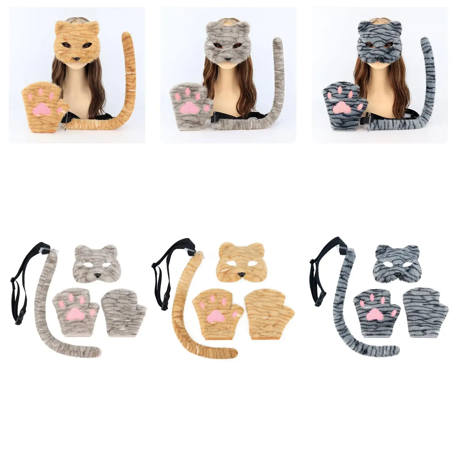 Cosplay Costume Set Lightweight Plush Fancy Dress up Animal Costume for Festival
Cosplay Costume Set Lightweight Plush Fancy Dress up Animal Costume for Festival