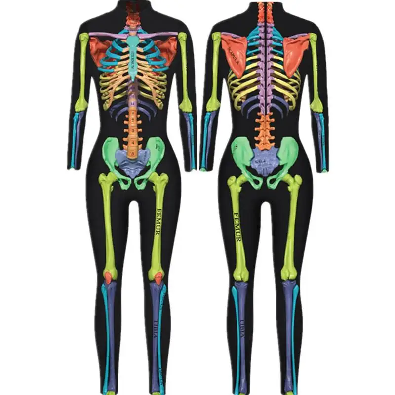 New Halloween Horror Party Bloodstained 3D Digital Print Cosp Tight One-Piece Suit Performance Costume Female Models Wear
New Halloween Horror Party Bloodstained 3D Digital Print Cosp Tight One-Piece Suit Performance Costume Female Models Wear