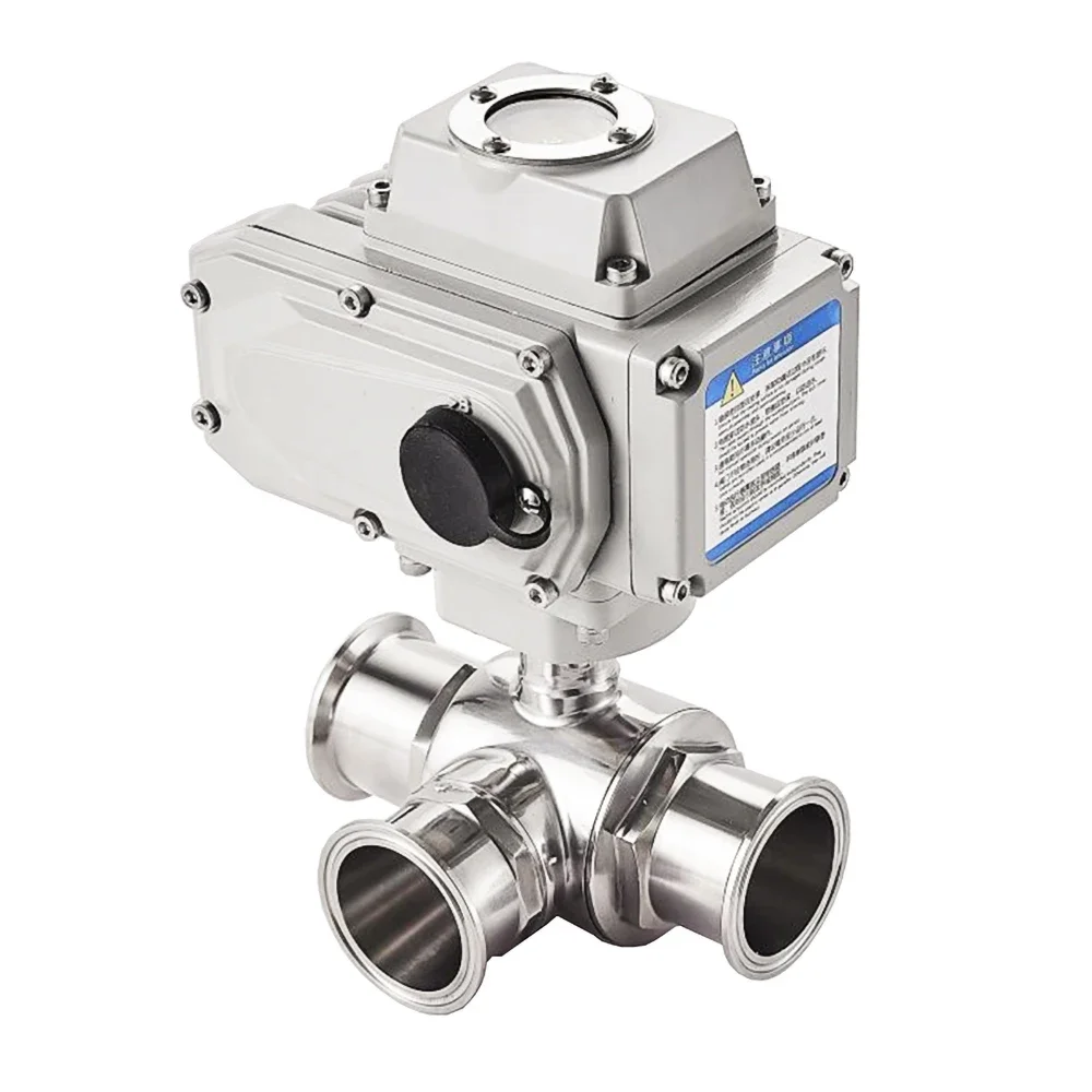 38mm 3 Way Sanitary High Platform Electric Ball Valves 220V 110V 12V Stainless Steel Tri Clamp Ferrule Type Motorized Ball Valve
38mm 3 Way Sanitary High Platform Electric Ball Valves 220V 110V 12V Stainless Steel Tri Clamp Ferrule Type Motorized Ball Valve