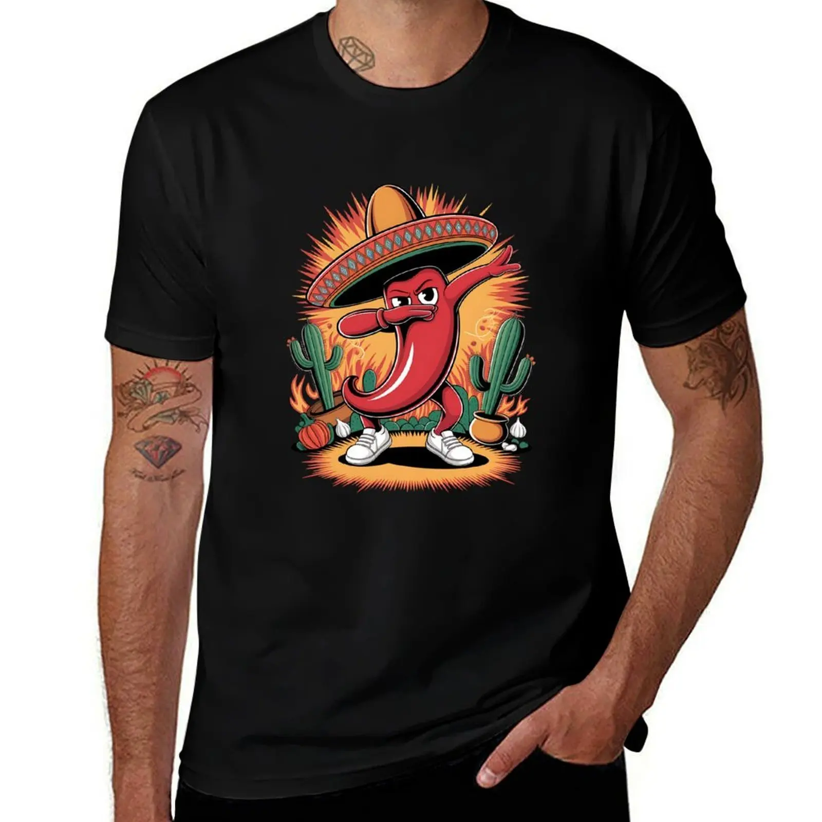 Футболка Chili Dabbing Hot Pepper Sombrero Cinco de Mayo, летняя футболка 2025, незаменимые футболки, мешковатые футболки для мужчин с графикой
Футболка Chili Dabbing Hot Pepper Sombrero Cinco de Mayo, летняя футболка 2025, незаменимые футболки, мешковатые футболки для мужчин с графикой