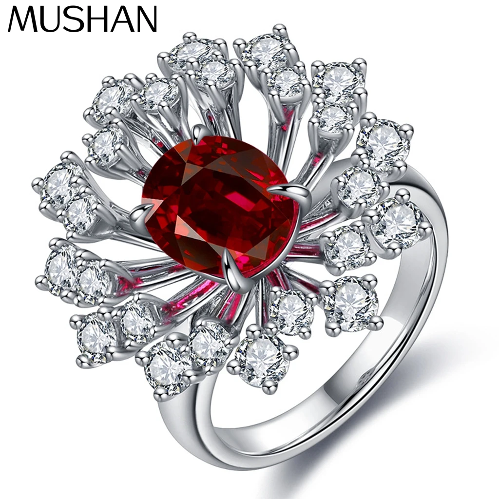 MUSHAN Custom Jewelry 925 Sterling Silver Ring Band Lab Grown Ruby Emerald Sapphire Paraiba Gemstones Rings For Women Jewelryr
MUSHAN Custom Jewelry 925 Sterling Silver Ring Band Lab Grown Ruby Emerald Sapphire Paraiba Gemstones Rings For Women Jewelryr