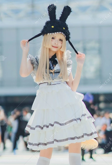Miccostumes Women's FF14 Ruffled Dress Cosplay Costume Slip Dress and Thigh Socks with Cuffs
Miccostumes Women's FF14 Ruffled Dress Cosplay Costume Slip Dress and Thigh Socks with Cuffs
