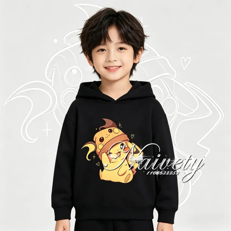 2026Hot Sale Pokemon Pikachu Cartoon Hoodie Cotton Casual Sweatshirt Parent-child Couple Matching Warm Sport Outfit for All Ages
2026Hot Sale Pokemon Pikachu Cartoon Hoodie Cotton Casual Sweatshirt Parent-child Couple Matching Warm Sport Outfit for All Ages