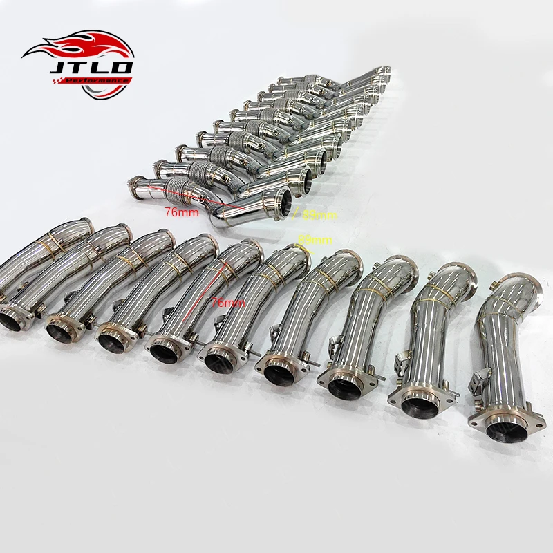 Straight Pipe 76mm Stainless Steel Polishing Catless Exhaust Downpipe For BMW G80 M3 G82 M4 S58
Straight Pipe 76mm Stainless Steel Polishing Catless Exhaust Downpipe For BMW G80 M3 G82 M4 S58