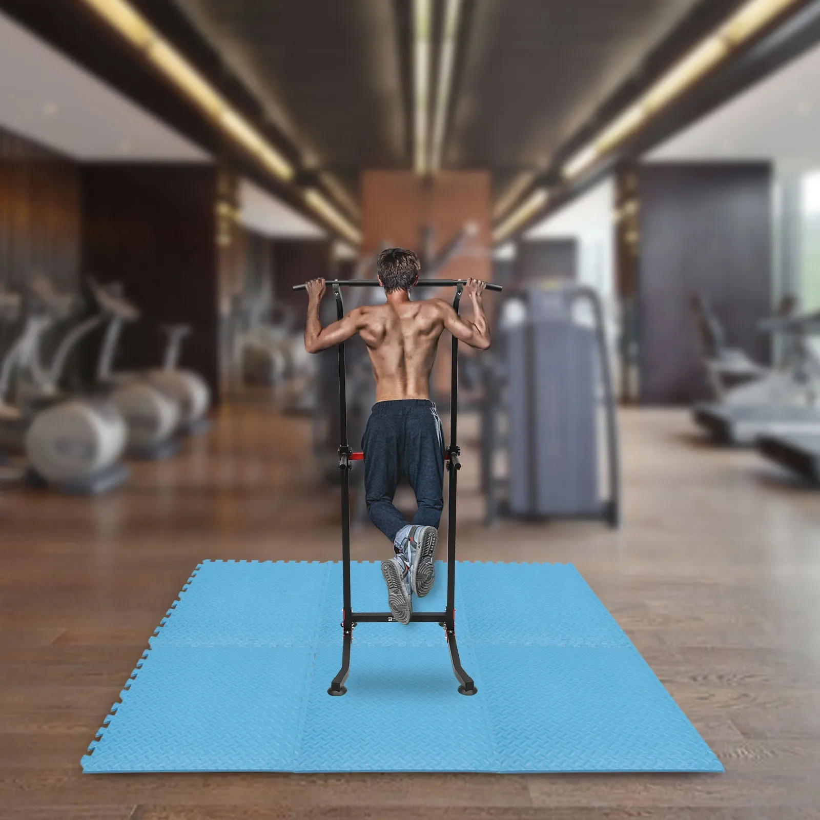 6Pcs Exercise Mat with PE Foam Anti-slip Interlocking Tiles MMA Exercise Gymnastics and Gym Protective Flooring
6Pcs Exercise Mat with PE Foam Anti-slip Interlocking Tiles MMA Exercise Gymnastics and Gym Protective Flooring