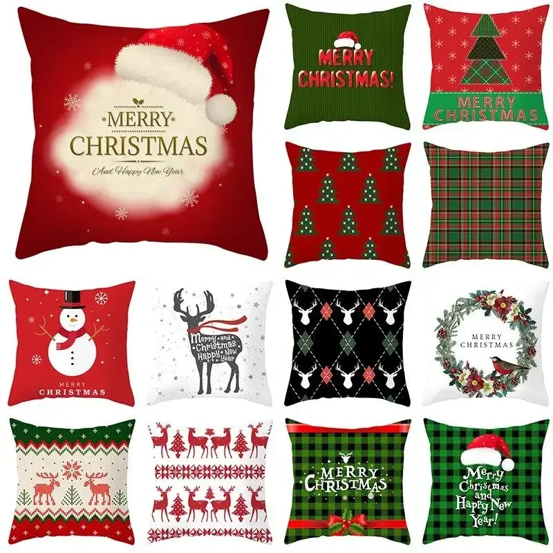 Pillow Home Pillowcase Merry Christmas Cushion Cover Elk Tree Car Snowflake Decoration
Pillow Home Pillowcase Merry Christmas Cushion Cover Elk Tree Car Snowflake Decoration
