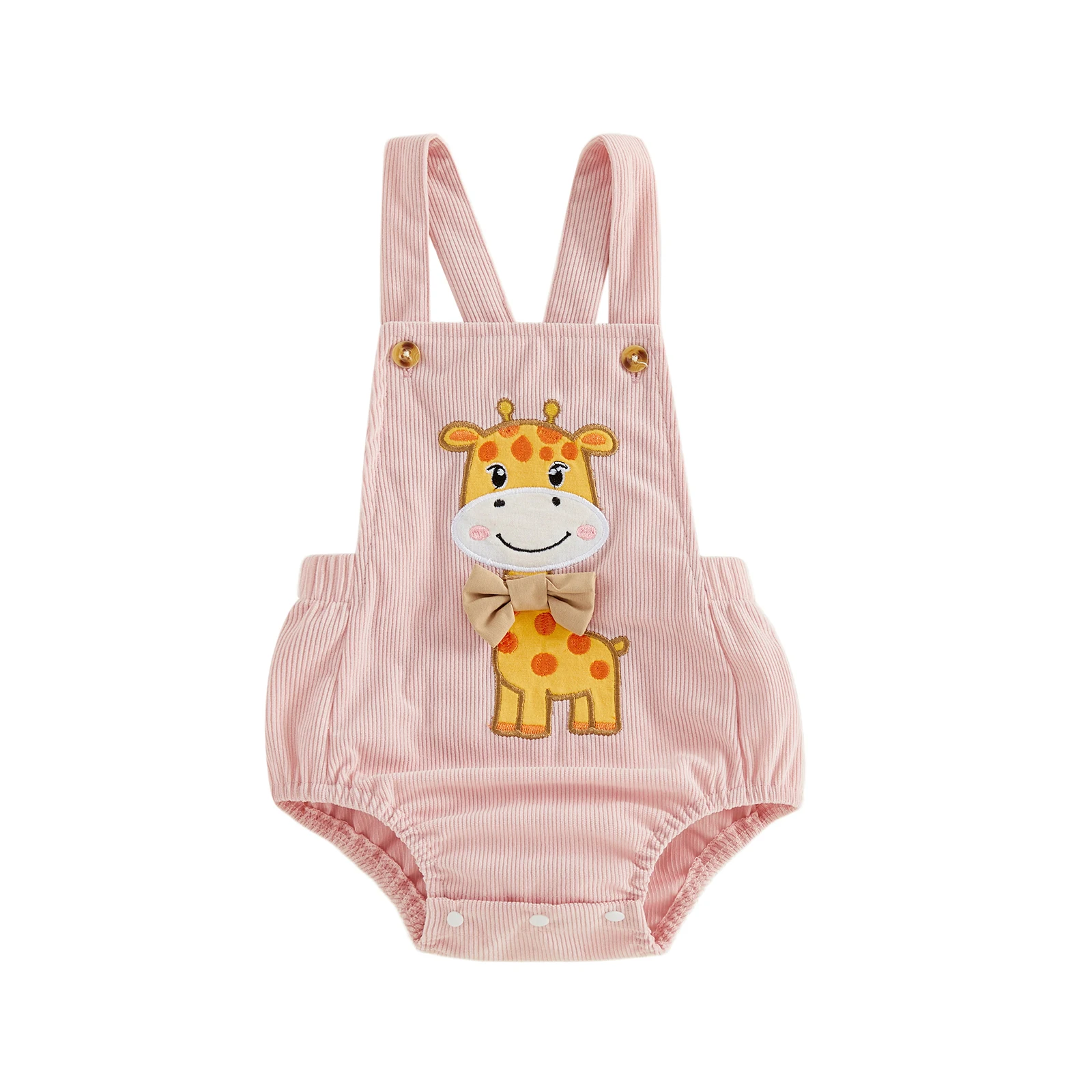 Baby Summer Romper Casual Stylish Giraffe Applique Embroidered Square Neck Sleeveless Jumpsuit
Baby Summer Romper Casual Stylish Giraffe Applique Embroidered Square Neck Sleeveless Jumpsuit