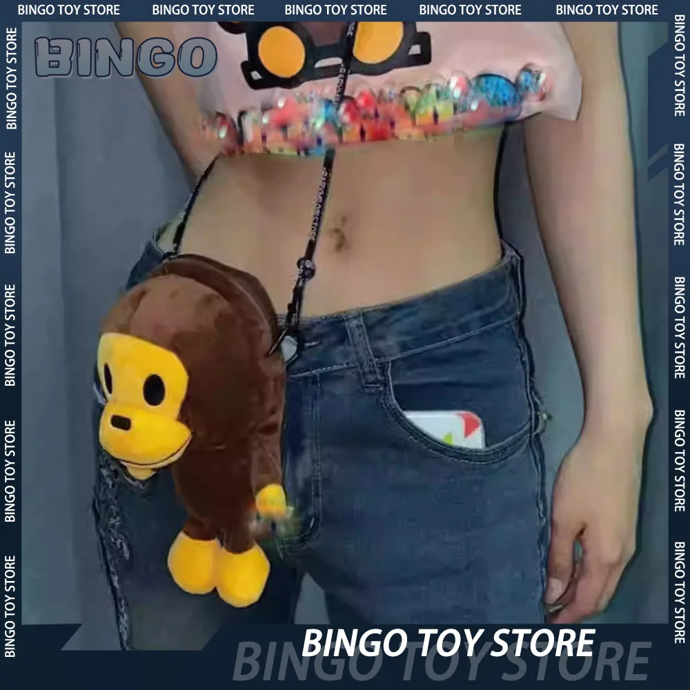Transparent Surface Cartoon Monkey Figure Shoulder Bag Cosplay Mobile Holder With Bananas Toy Coin Purse Crossbody Bag
Transparent Surface Cartoon Monkey Figure Shoulder Bag Cosplay Mobile Holder With Bananas Toy Coin Purse Crossbody Bag
