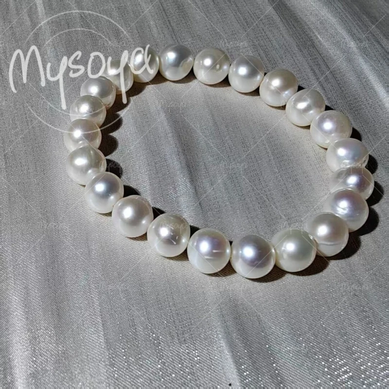 MYSOYA 8-9mm White Freshwater Pearl Bracelet, with Gift Box, for Her/ Him, Birthday, Wedding, Anniversary, Mother's Day A0090
MYSOYA 8-9mm White Freshwater Pearl Bracelet, with Gift Box, for Her/ Him, Birthday, Wedding, Anniversary, Mother's Day A0090