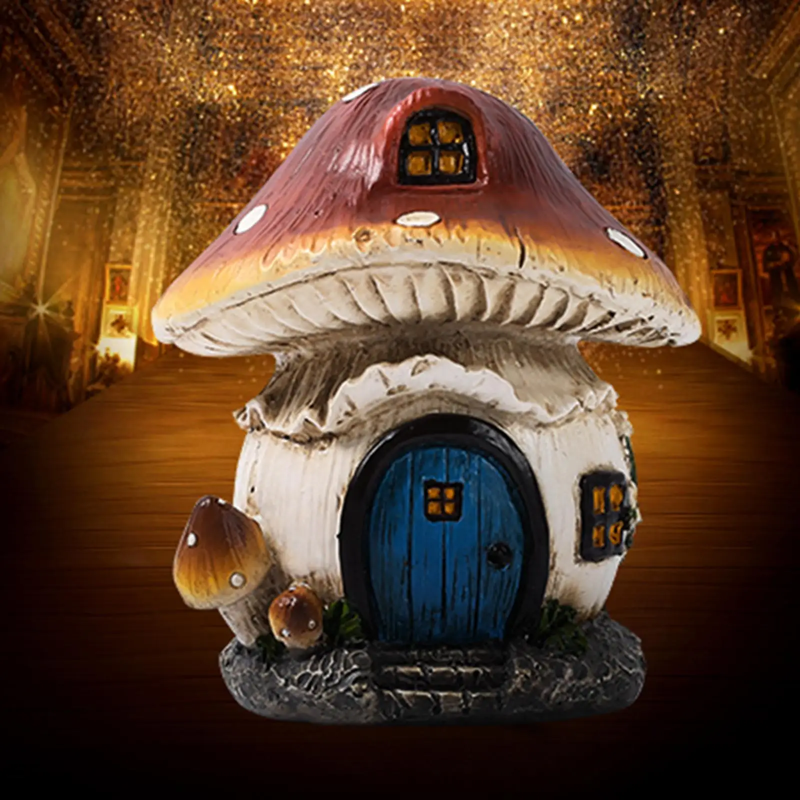 Fairy House Garden Decor Mushroom House Miniature Statues for Home Garden Terrarium Decoration Decorative Figurine 11.5x13x8.5cm
Fairy House Garden Decor Mushroom House Miniature Statues for Home Garden Terrarium Decoration Decorative Figurine 11.5x13x8.5cm