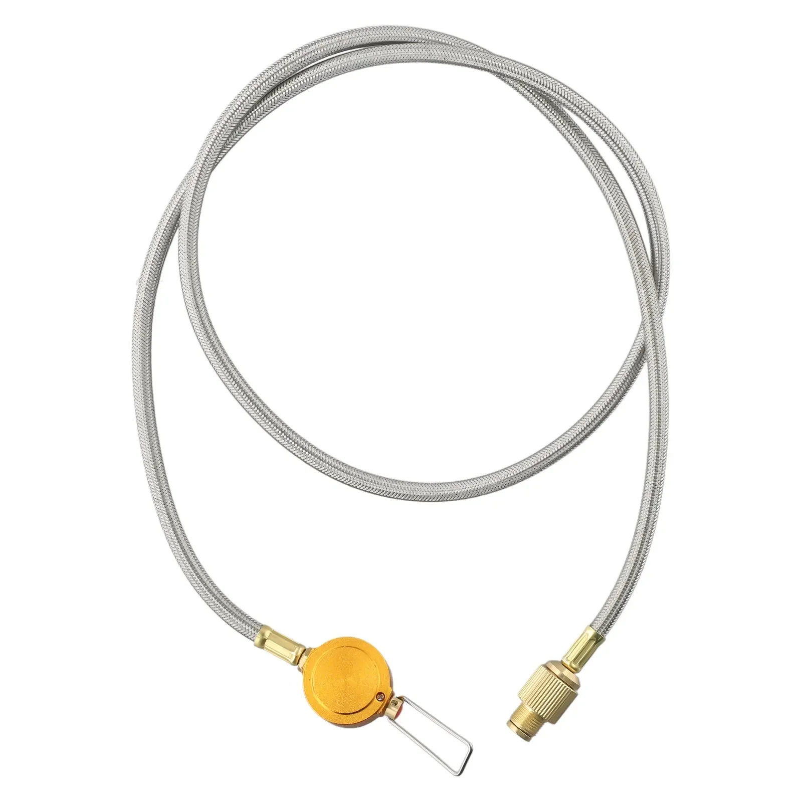 Camping Stove Gas Tank Transfer Hose Stainless Steel Braided Adjustable Length With Control Valve Perfect For Outdoor Cooking
Camping Stove Gas Tank Transfer Hose Stainless Steel Braided Adjustable Length With Control Valve Perfect For Outdoor Cooking