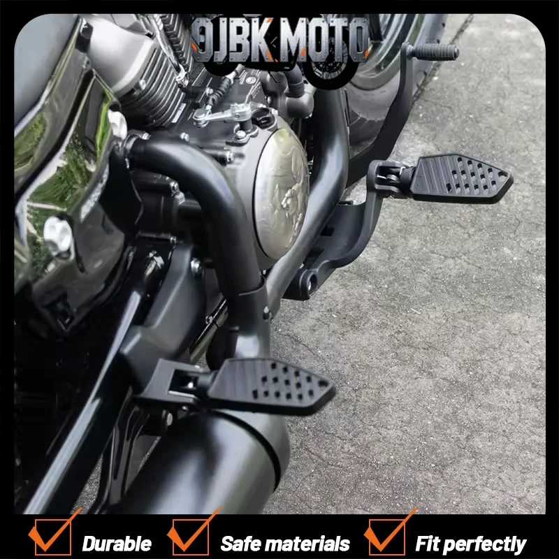 Passenger Footrests Aluminum Alloy Motorcycle Front/Rear Pedal Footrest with Rubber Pads For Chinchilla 250 Retrofit/Upgrade
Passenger Footrests Aluminum Alloy Motorcycle Front/Rear Pedal Footrest with Rubber Pads For Chinchilla 250 Retrofit/Upgrade