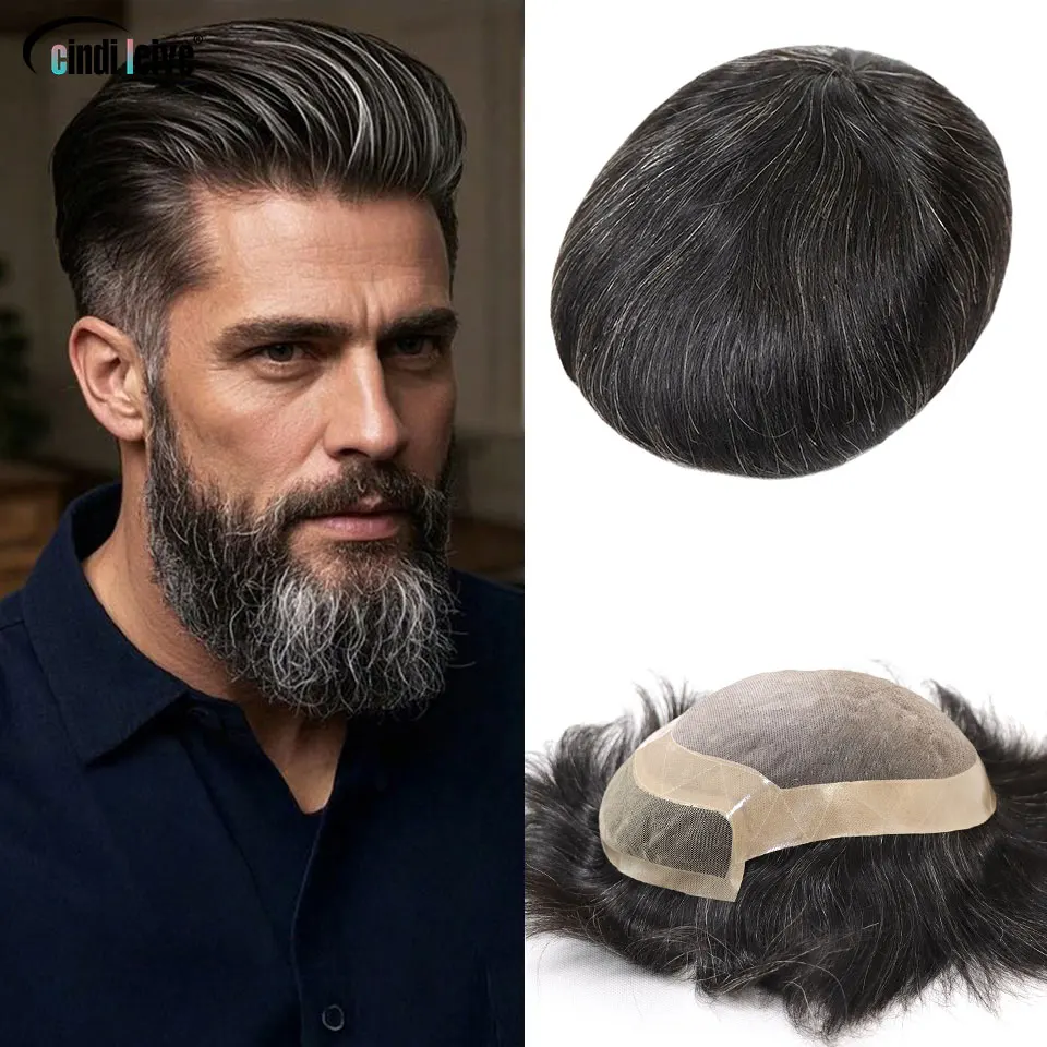 # 1B20 серый мужской парик из натуральных волос, натуральная линия волос, кружево, моно и искусственная кожа, дышащий кружевной передний мужской парик, мужской сменный протез
# 1B20 серый мужской парик из натуральных волос, натуральная линия волос, кружево, моно и искусственная кожа, дышащий кружевной передний мужской парик, мужской сменный протез
