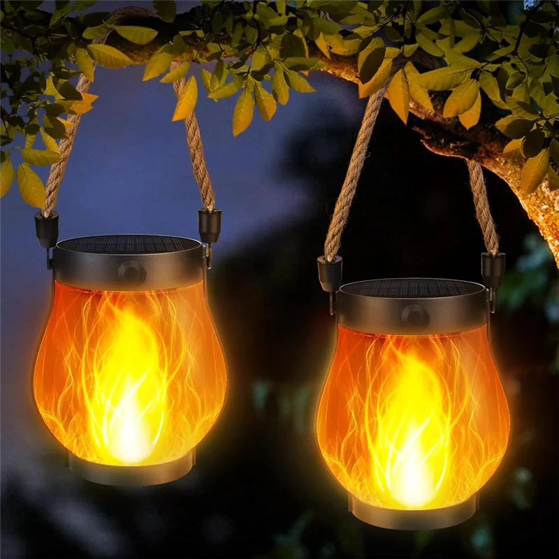 CHCH Solar Lanterns Lights Flickering Flame Garden Lamp With Dual Charging USB & Solar Outdoor Waterproof Hanging Lantern
CHCH Solar Lanterns Lights Flickering Flame Garden Lamp With Dual Charging USB & Solar Outdoor Waterproof Hanging Lantern