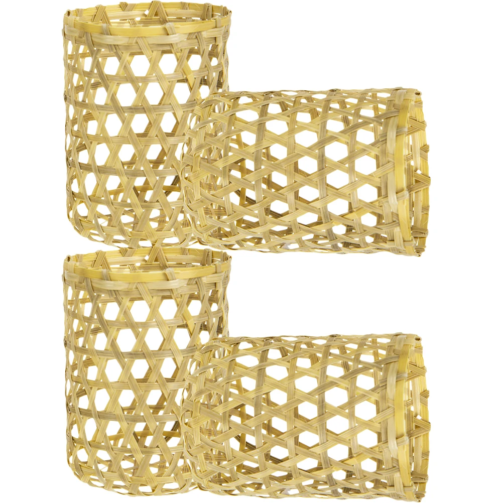 4Pcs Bamboo Woven Glass Cup AntiScald Sleeve Vase Cover Decorative Protector For Flowers
4Pcs Bamboo Woven Glass Cup AntiScald Sleeve Vase Cover Decorative Protector For Flowers