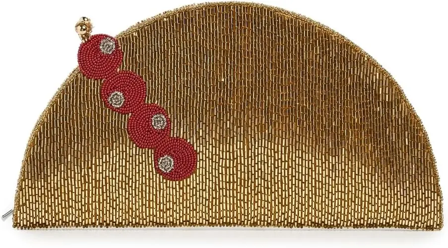 Women's Beaded Lune Clutch
Women's Beaded Lune Clutch
