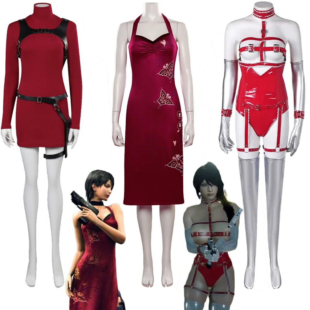 Женский костюм для косплея Ada Wong, Женский костюм на Хэллоуин, карнавал, бриллиантовая одежда для женщин, маскировка
Женский костюм для косплея Ada Wong, Женский костюм на Хэллоуин, карнавал, бриллиантовая одежда для женщин, маскировка