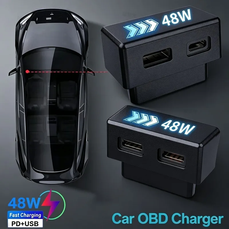Charging OBD Adapter Obd2 Splitter Charger Adapters Car Charger OBD Charging Plug or For Tesla Model 3 Model Y Car Accessories
Charging OBD Adapter Obd2 Splitter Charger Adapters Car Charger OBD Charging Plug or For Tesla Model 3 Model Y Car Accessories