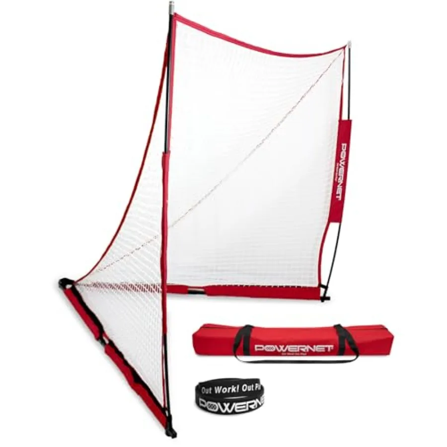 Portable Lacrosse Goal for Practice or Scrimmages Bow Style Frame in White Durable Steel Construction Quick 2-Minute Tool-Free
Portable Lacrosse Goal for Practice or Scrimmages Bow Style Frame in White Durable Steel Construction Quick 2-Minute Tool-Free